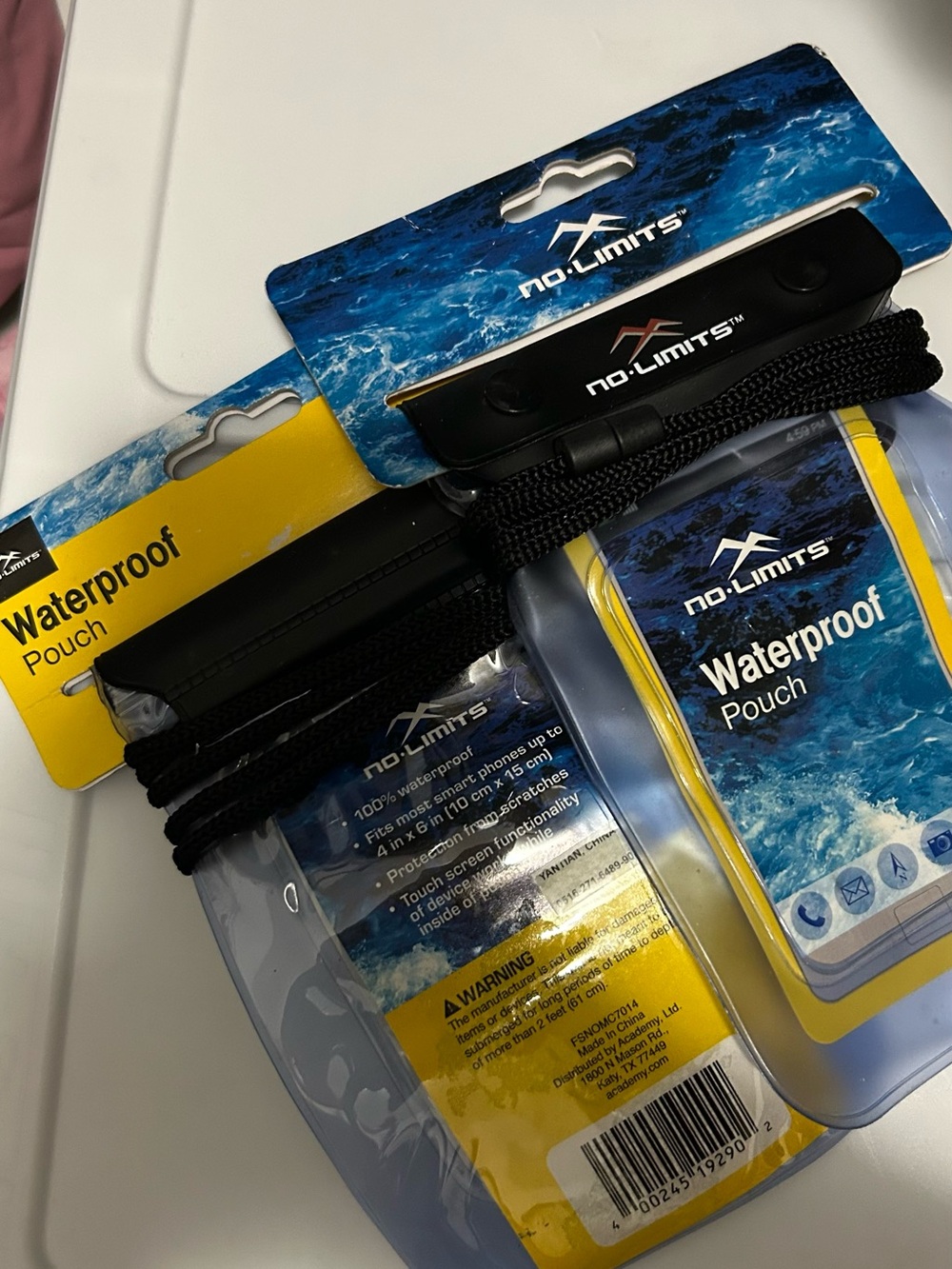 Waterproof phone pouches